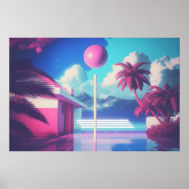 Poster Uma Nova Onda de Nostalgia: Uma Viagem Vaporwave