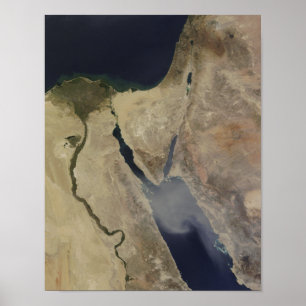 Poster Uma nuvem da poeira tan de Arábia Saudita