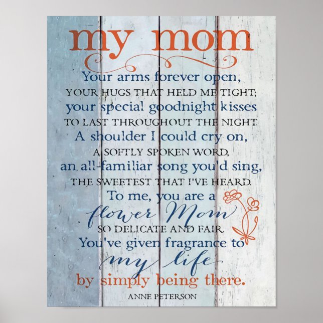 Poster Uma oração para a minha mãe (Frente)