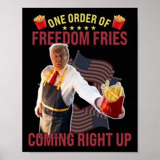 Poster Uma ordem engraçada de batatas da liberdade chegan