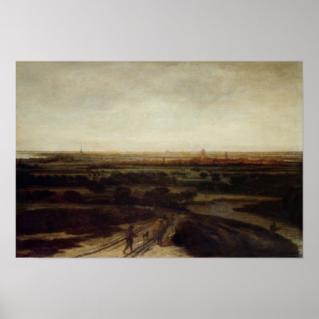 Poster Uma paisagem holandesa (Frente)