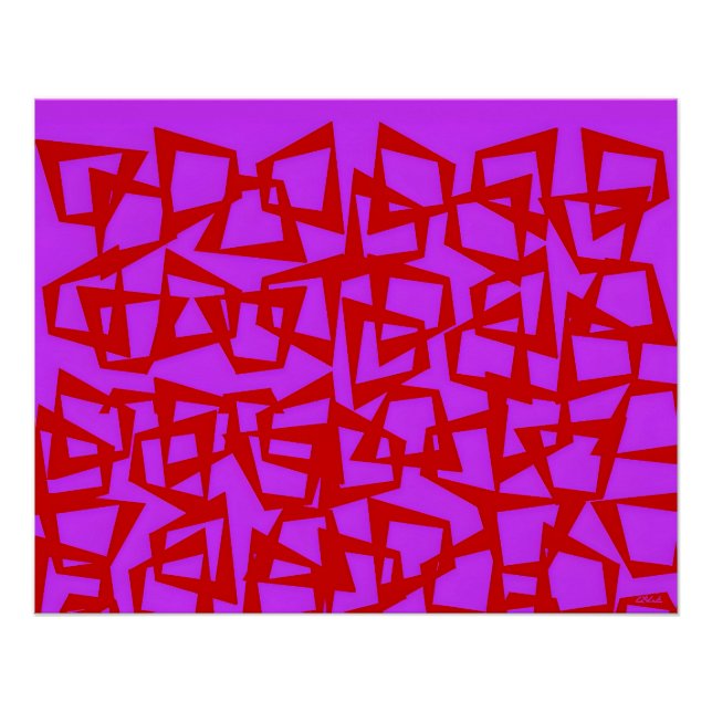 Póster Uma Parede de Modernismo de um Quarto de Século (Frente)