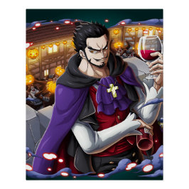 Póster Uma peça Dracule Mihawk