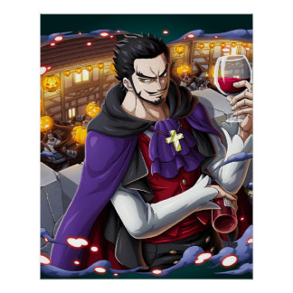 Póster Uma peça Dracule Mihawk