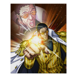 Póster Uma peça Kizaru