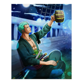 Póster Uma peça , Law , Luffy e Capitão Kid