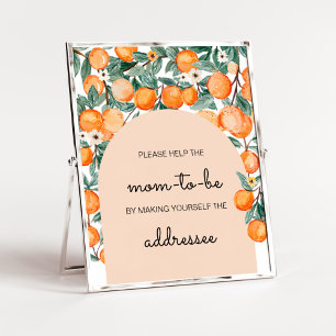 Poster Uma Pequena Estação De Envelope Laranja Cutie