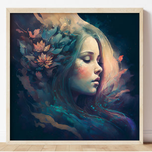 Póster Uma Pintura Sonhadora Bela