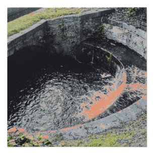 Póster Uma Piscina de laranja em Welshpool