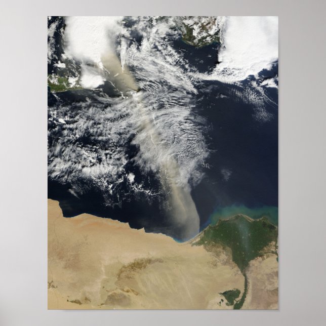 Póster Uma pluma de pó (Frente)