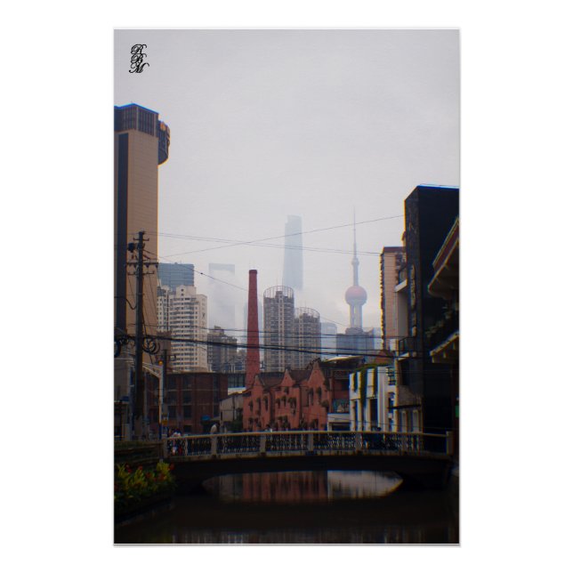 Póster Uma Ponte em Xangai (Frente)