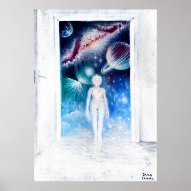 Poster Uma porta aberta para o universo (Frente)