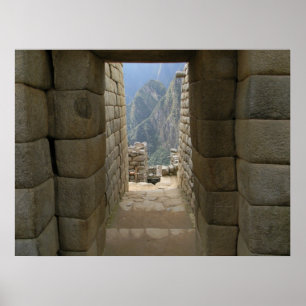 Póster Uma Porta De Machu Picchu