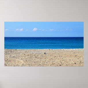 Póster Uma praia perfeita