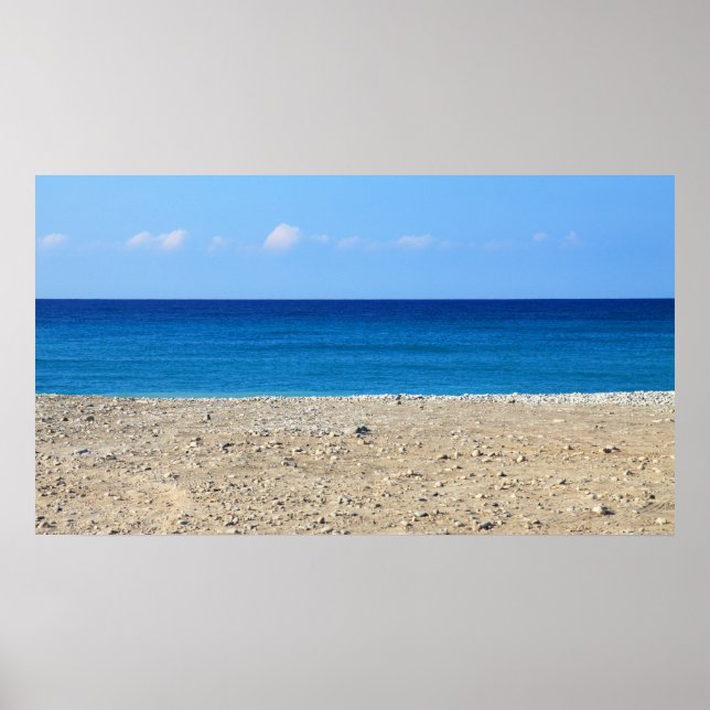 Póster Uma praia perfeita (Frente)