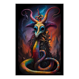 Póster Uma Profecia Selada na Mascarada Bestial