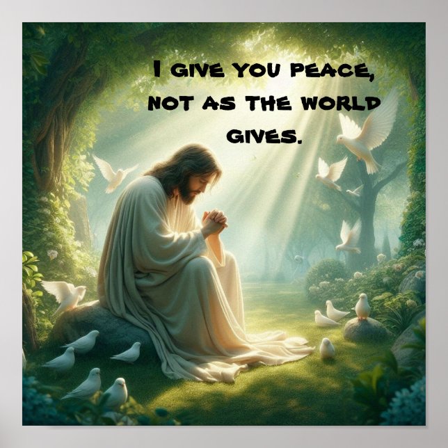 Poster Uma promessa de Jesus poster: (Frente)