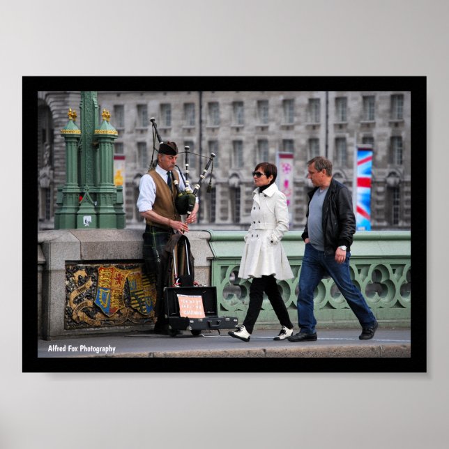 Poster Uma Recepção Escocesa em Londres (Frente)
