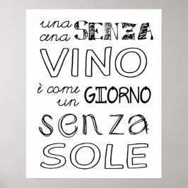 Póster Uma Refeição Sem Vinho...