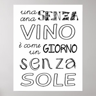 Póster Uma Refeição Sem Vinho...