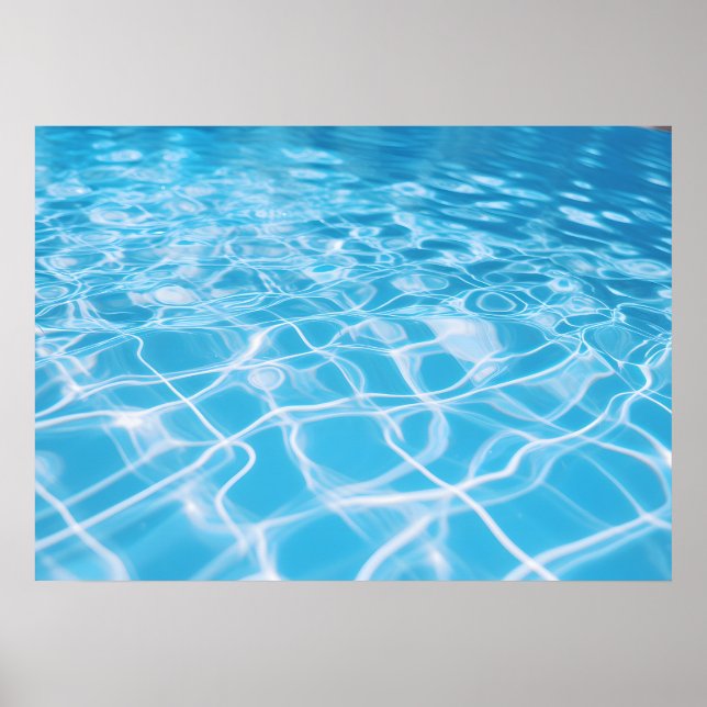 Poster Uma Reflexão da Transparência da Água (Frente)