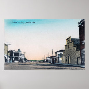 Póster Uma rua SceneOrland, CA