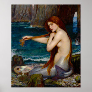 Poster Uma Sereia, c. 1900 por John Waterhouse