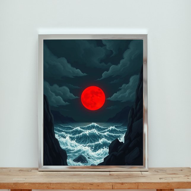 Poster Uma Sinfonia Lua do Poder Bruto da Natureza (Criador carregado)