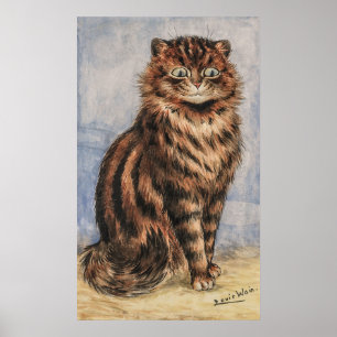 Poster Uma tabela de alerta de Louis William Wain