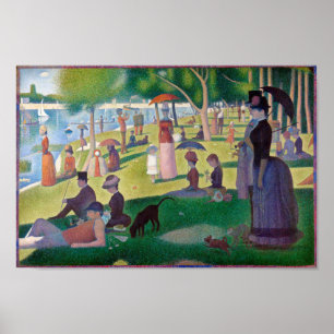 Poster Uma tarde de domingo em La Grande Jatte, Seurat