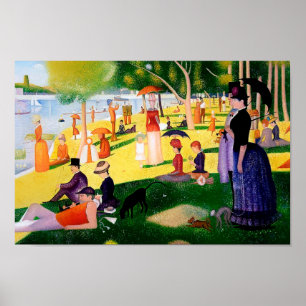 Poster Uma tarde de domingo na ilha de La Grande Jatte