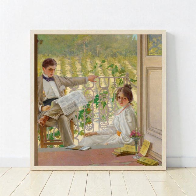 Poster Uma tarde na varanda (1895) (Criador carregado)