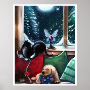 Poster Uma terra de inverno, fada