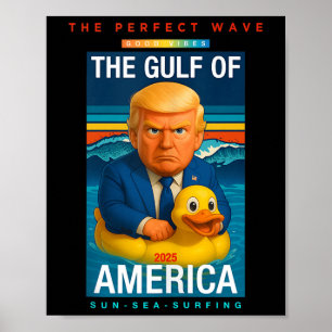 Poster Uma Tumulta Colorida Engraçada No Golfo Da América