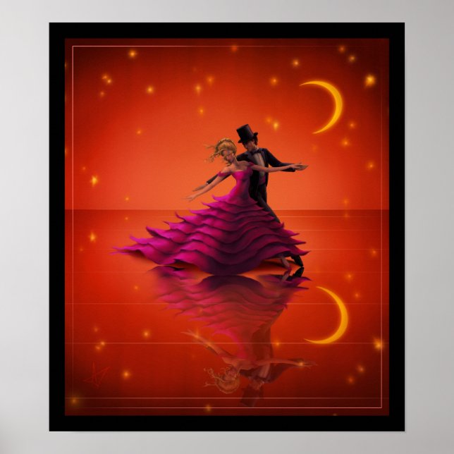 Póster Uma valsa vermelha (Frente)