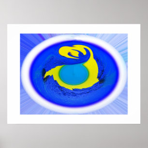 Póster Uma vez na lua azul
