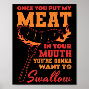 Poster Uma Vez Que Coloque Minha Carne Na Boca