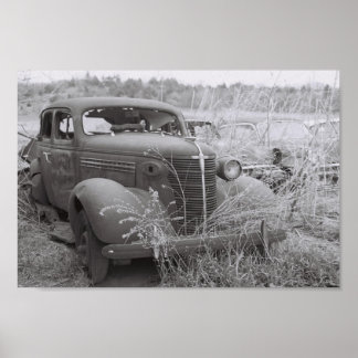 Póster uma vez segurou dois amantes no beijo da meia-noit