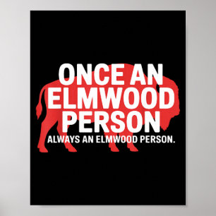 Poster Uma vez uma pessoa Elmwood, sempre uma pessoa Elmw