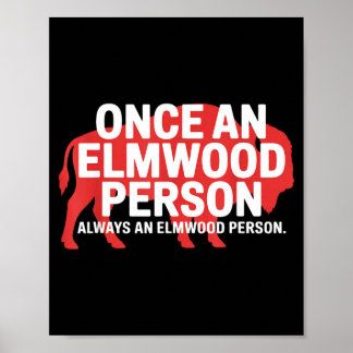 Poster Uma vez uma pessoa Elmwood, sempre uma pessoa Elmw
