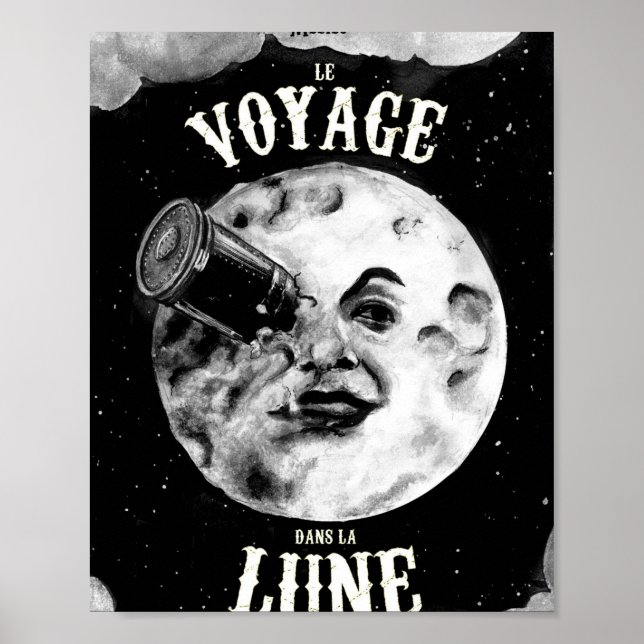 Poster Uma viagem à Lua (Le Voyage Dans La Lune) (Frente)