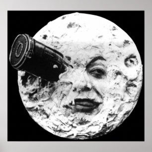 Poster Uma viagem à Lua Le Voyage Dans La Lune - face