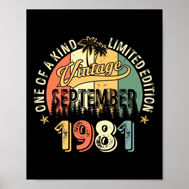 Poster Uma Vintage, Setembro De 1981 (Frente)
