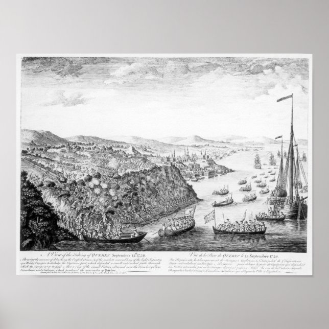 Póster Uma visão da tomada do Quebec (Frente)