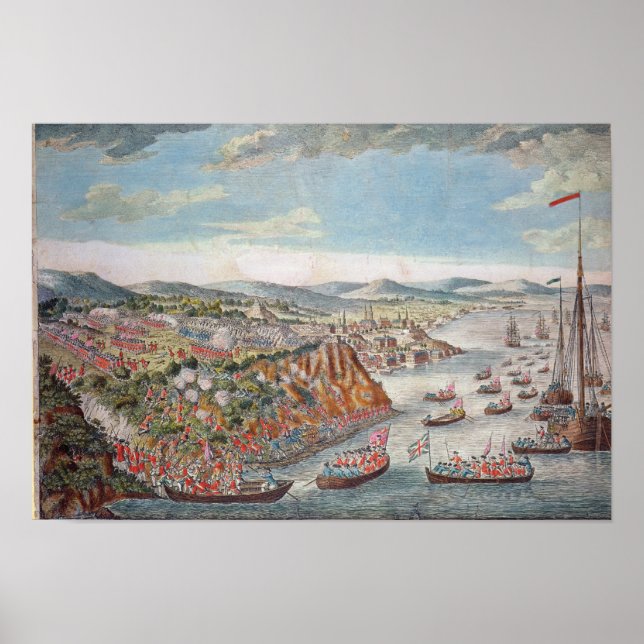 Póster Uma visão da tomada do Quebec (Frente)