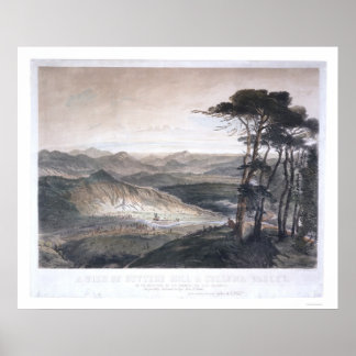 Poster Uma visão de Sutter's Mill and Culloma Valley