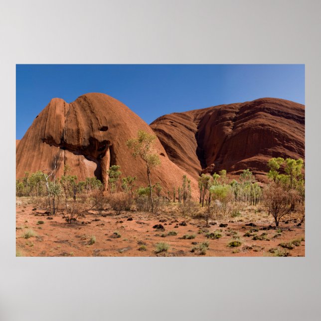 Poster Uma visão diferente e única de Ayers Rock Uluru (Frente)