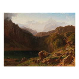 Póster Uma visão do Grossglockner de Kals