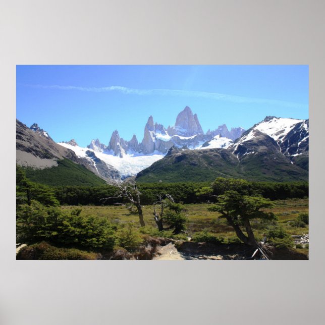 Póster Uma Visão Do Monte Fitz Roy (Frente)