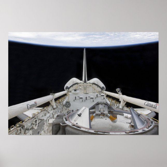Póster Uma visão parcial do Shuttle do Espaço (Frente)